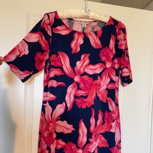 Tommy Bahama Knee Length Short Sleeve Tropical Dre